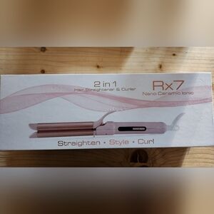 Rx7 2in1 Hair Straightener & Curler
